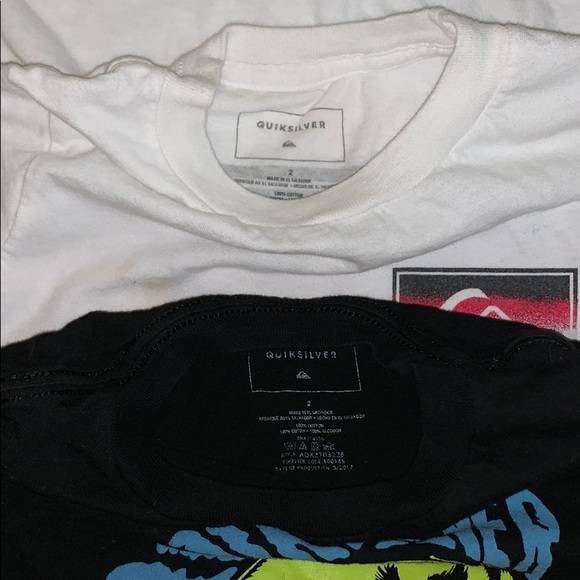 Boys quicksilver and billabong T-shirt - Picture 2 of 5